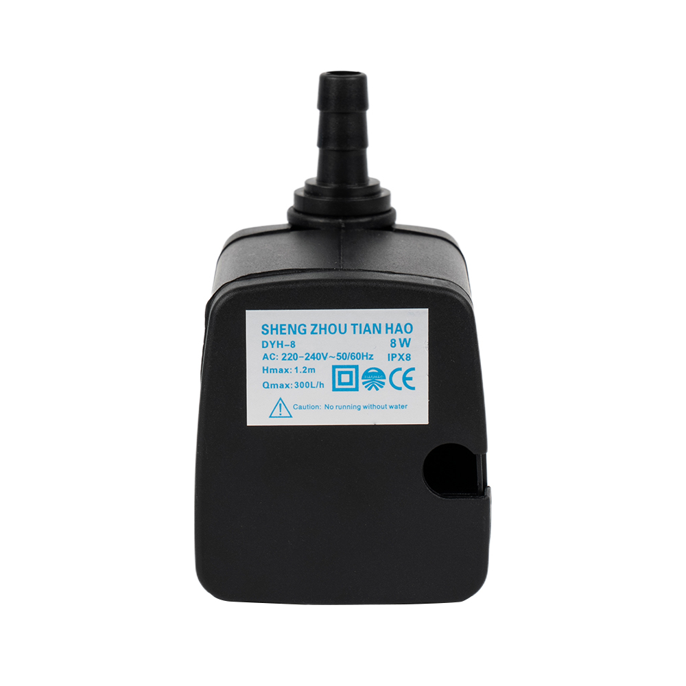 Bomba de agua con ventilador de refrigeración de succión lateral compacta y portátil DYH-8