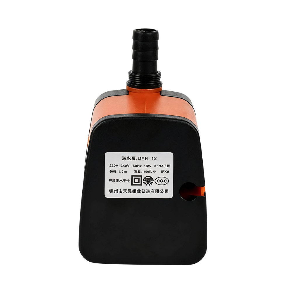 DYH-18 Bomba de agua/ventilador de refrigeración duradero, cerrado con potencia de 18 W, a prueba de manchas