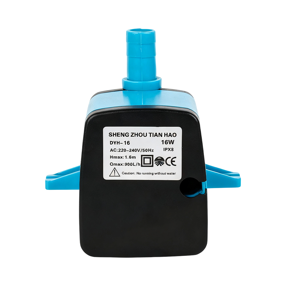 DYH-16B 16W Ventilador de refrigeración y bomba de agua portátil y fácil de limpiar con pies